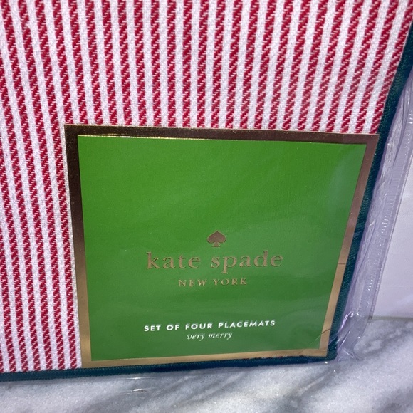 Kate spade placemats very merry - Picture 3 of 5